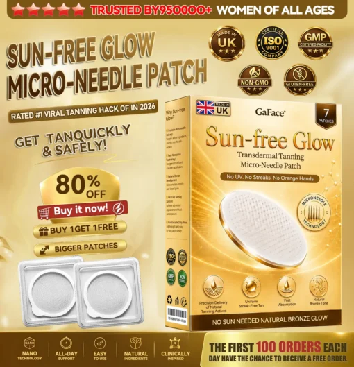𝗚𝗮𝗳𝗮𝗰𝗲® Sunless Natural Glow Micro-Needle Tanning Patch