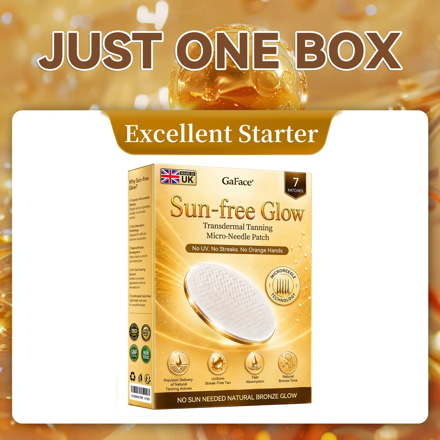 ๐๐ฎ๐ณ๐ฎ๐ฐ๐ฒยฎ Sunless Natural Glow Micro-Needle Tanning Patch