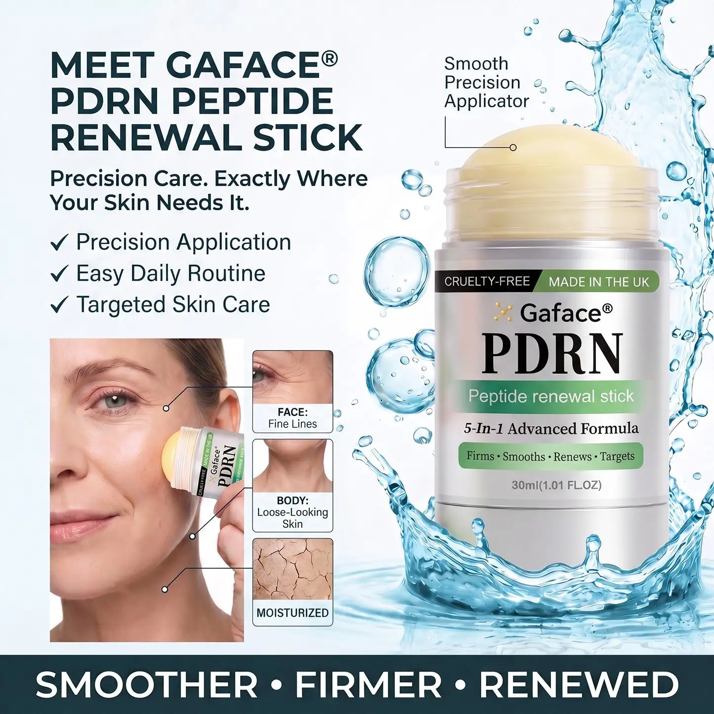 Gaface® PDRN Anti-Ageing & Targeted Spot Micro-Spicule Renewal Serum
