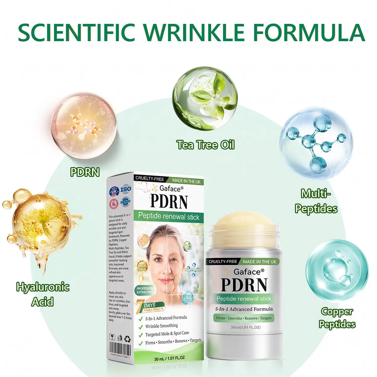 Gaface® PDRN Anti-Ageing & Targeted Spot Micro-Spicule Renewal Serum