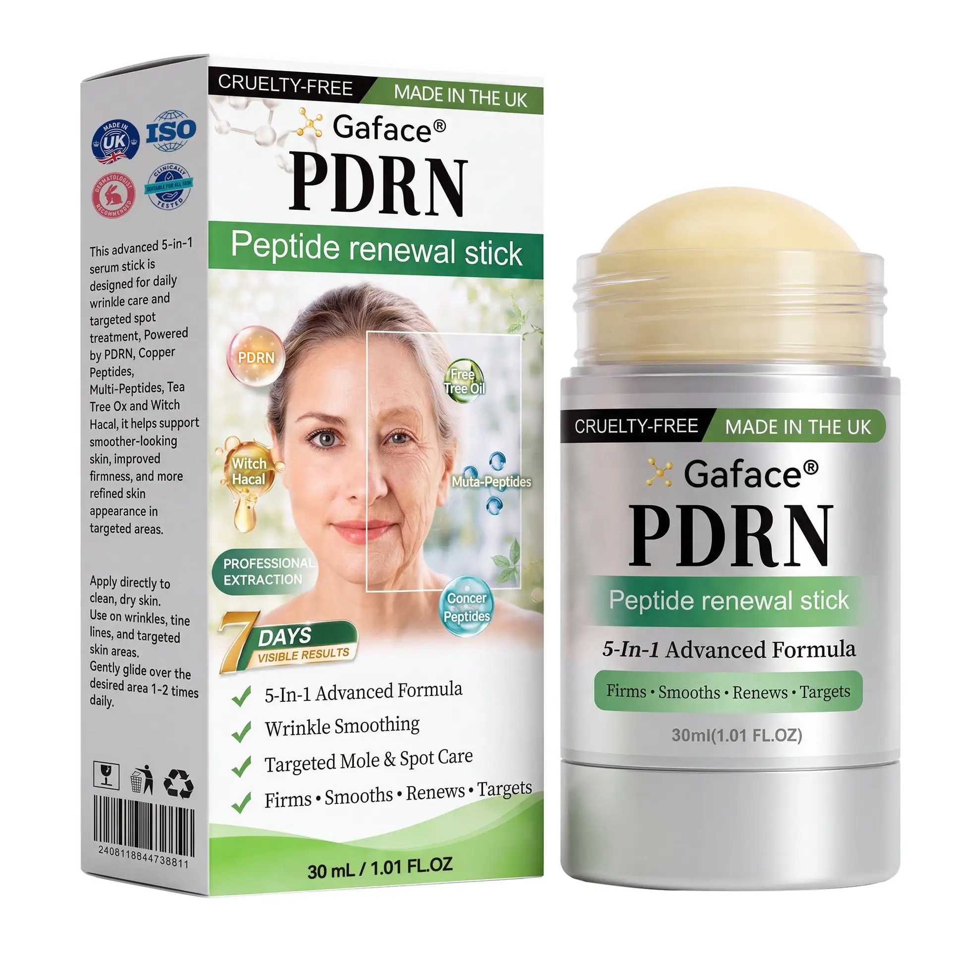Gaface® PDRN Anti-Ageing & Targeted Spot Micro-Spicule Renewal Serum
