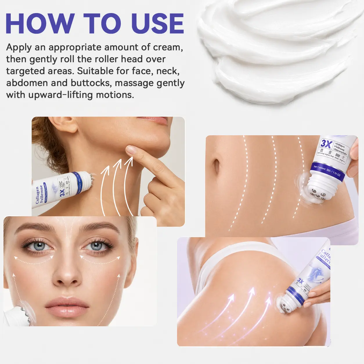 Gaface® PDRN & Fullerene Anti-Aging & Targeted Spot Micro-Spicule Roller Cream